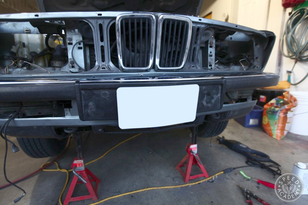 BMW e28 Euro Bumper Conversion Part 1 Speed Academy