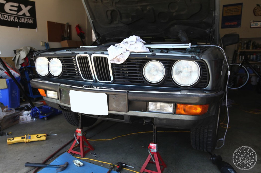 BMW e28 Euro Bumper Conversion Part 1 Speed Academy