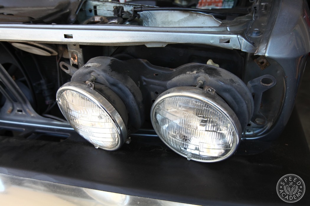 Bmw e28 headlight upgrade #1