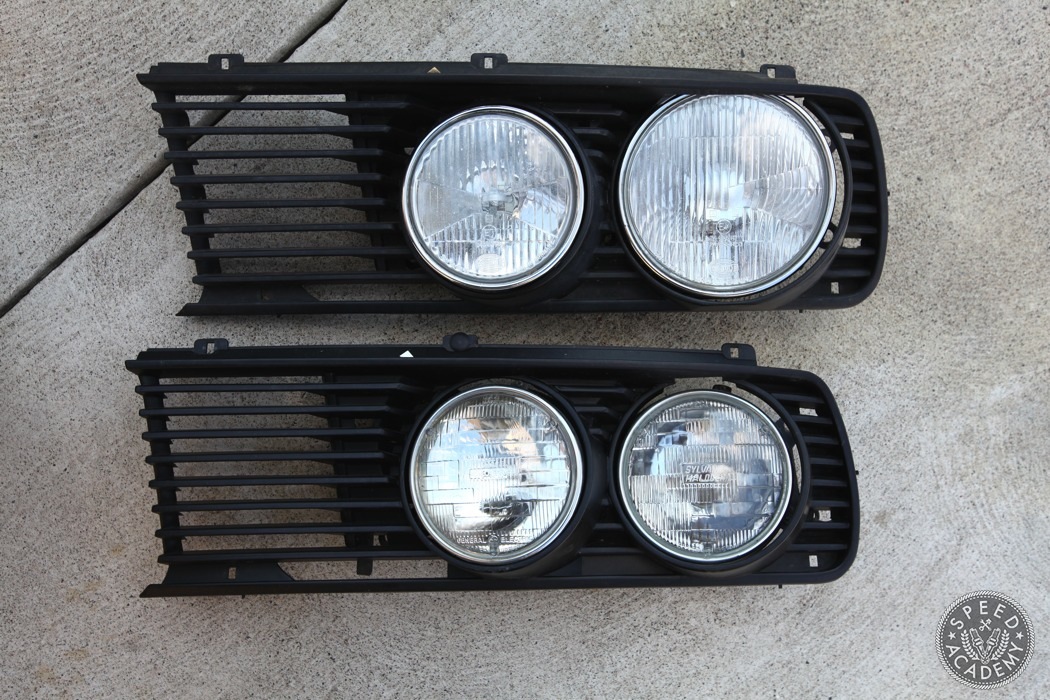 Bmw e28 headlight upgrade #2