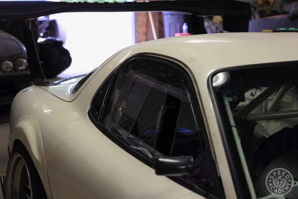 Project Rotary Race Mule DIY Lexan Windows Speed Academy