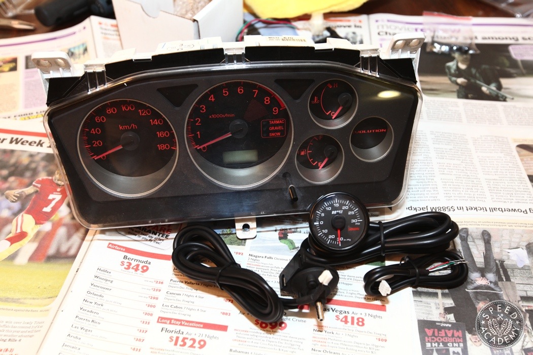 boost gauge kit evo 8