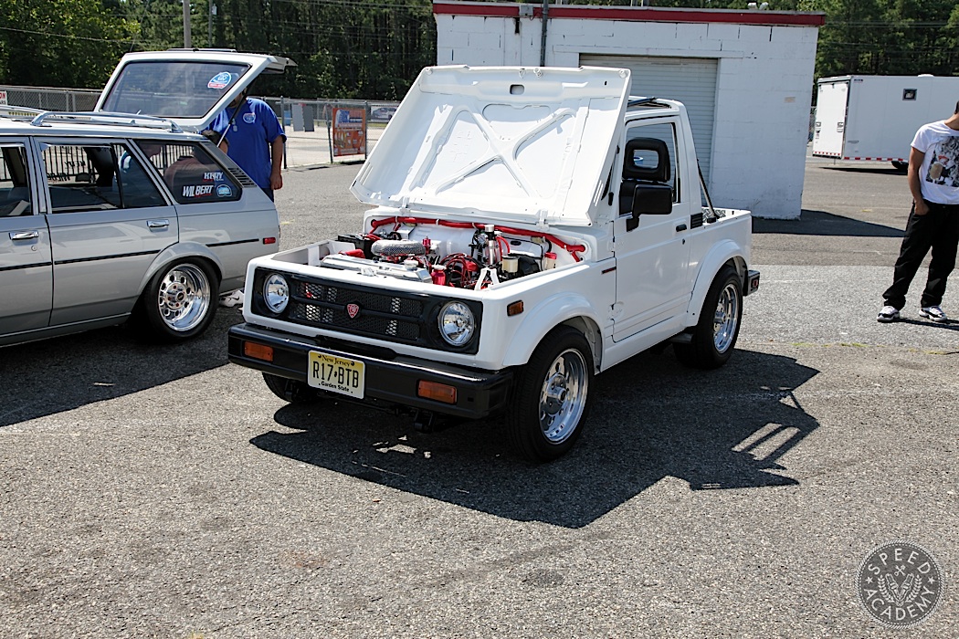 Rotary-powered Suzuki Samurai