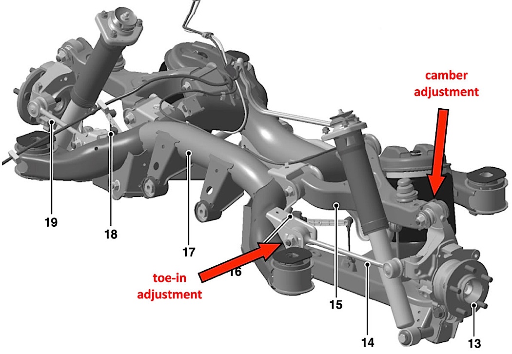 Just got a wheel alignment done, but it looks like the rear toe