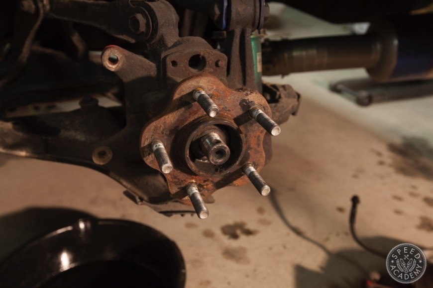 Nissan 240SX StepbyStep 300ZX Rear Brake Conversion Speed Academy