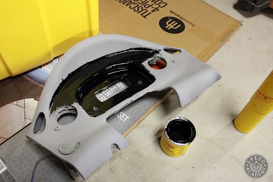 Howto flock a dash We cut down glare by flocking our dash Speed Academy