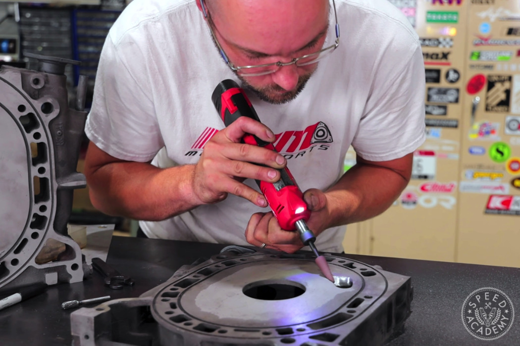 Mazda RX7 13BREW Rotary Engine Build Part 2 Porting & Seal